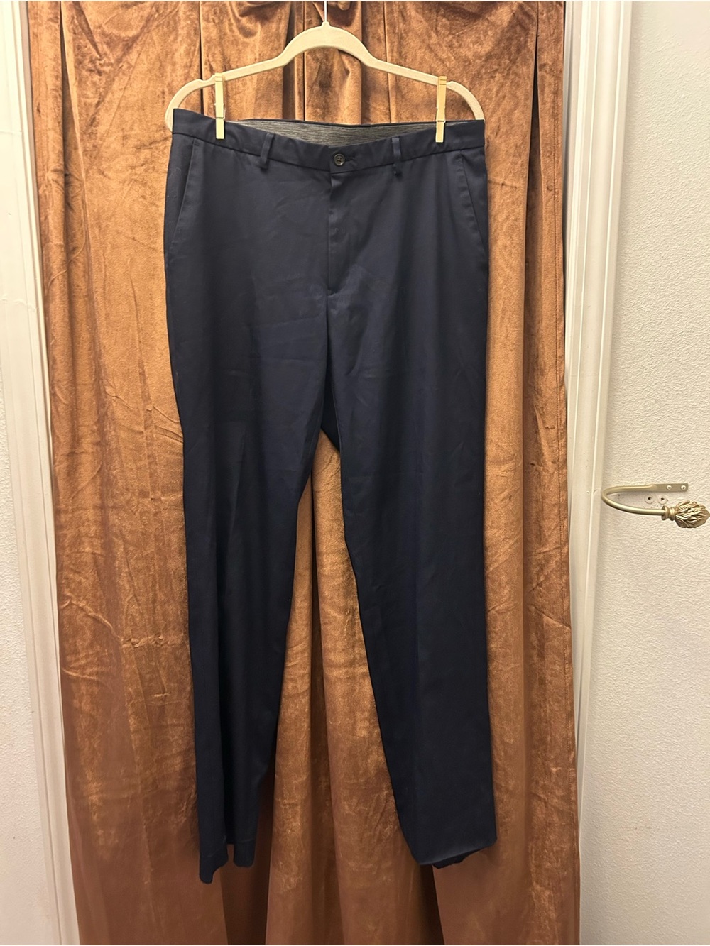 Chaps Men’s Classic Fit Flat Front Suit Pants